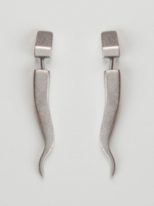 Silver Kris Earring