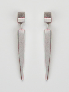 Silver Saber Earring